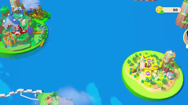 Carnival Tycoon 最高曝光素材封面——VS对战界面，两座乐园岛屿对决