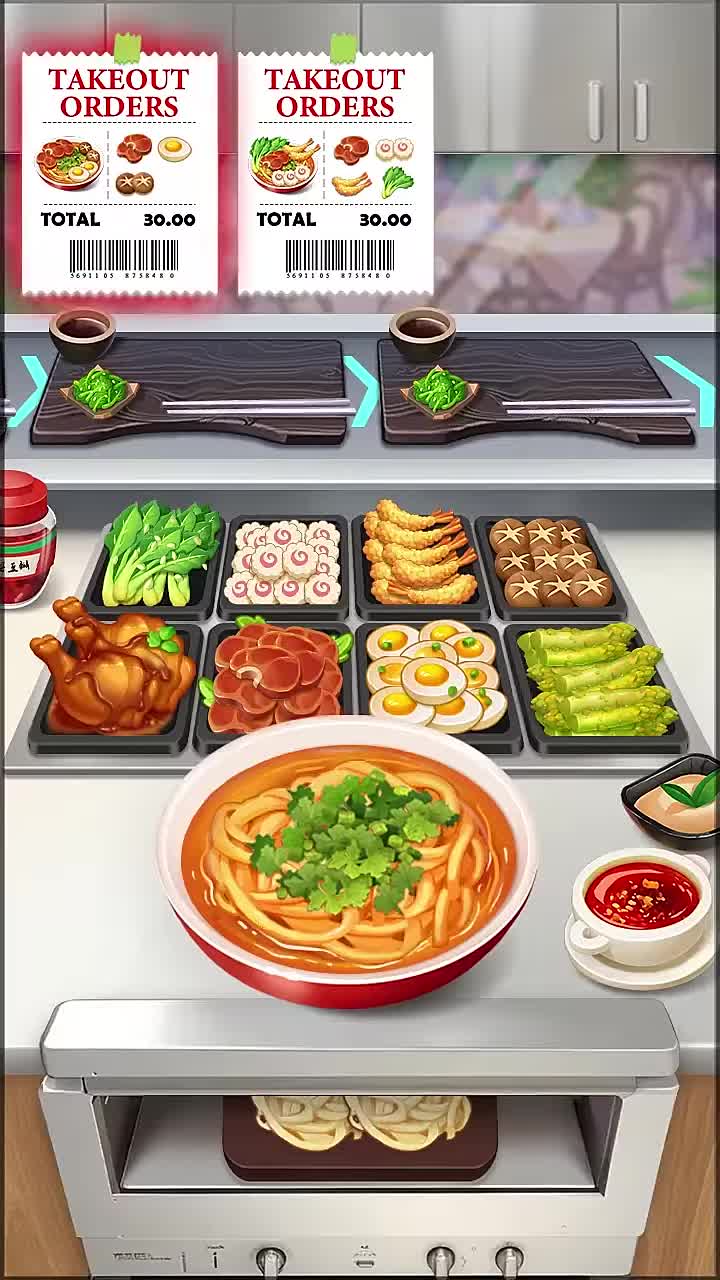 订单制作与三消反馈视频素材封面