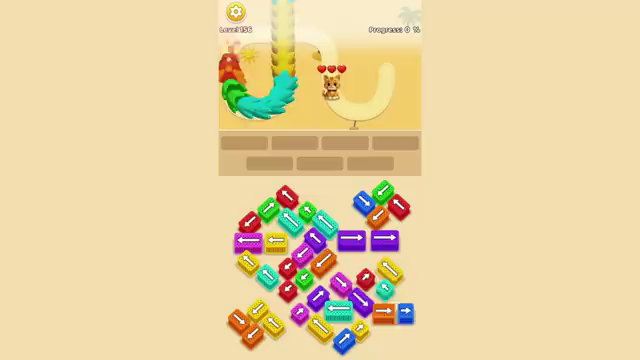 Wool Crush 分屏呈现素材封面：荒漠场景下上下分屏对比展示